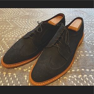 Allen Edmonds Blue Suede Brouges